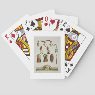 Jeu De Cartes Armoiries mexicaines (litho couleur)