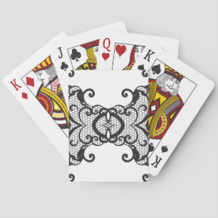Jeu De Cartes Arrière - plan 2 de dentelle