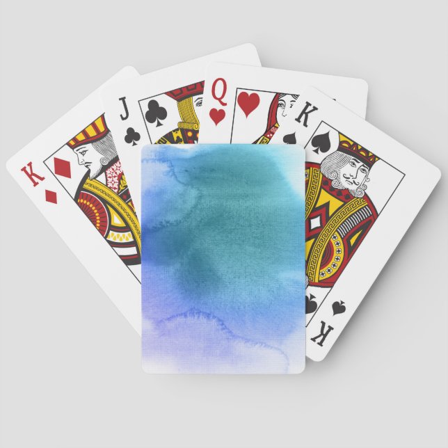 Jeu De Cartes arrière - plan Abstrait peint à la main 12 (dos)