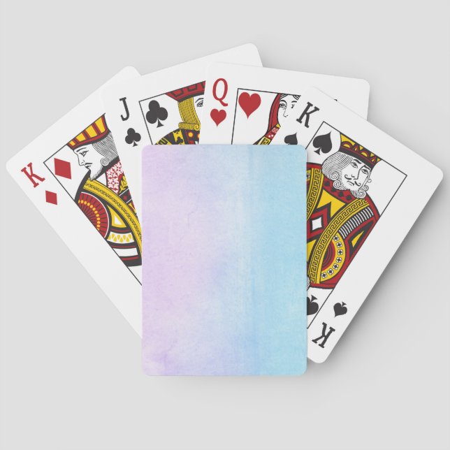 Jeu De Cartes arrière - plan Abstrait peint à la main 18 (dos)