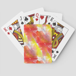Jeu De Cartes Arrière - plan aquarelle texture de conception
