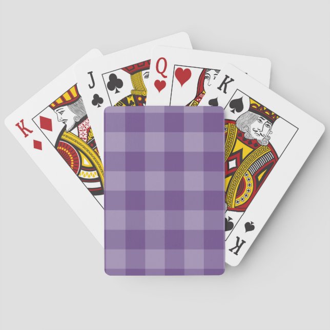 Jeu De Cartes Arrière - plan checkered violet (dos)
