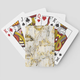 Jeu De Cartes arrière - plan d'aquarelle Abstraite : dandelion, 