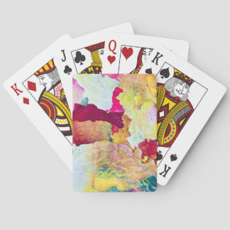 Jeu De Cartes Arrière - plan de cire coloré