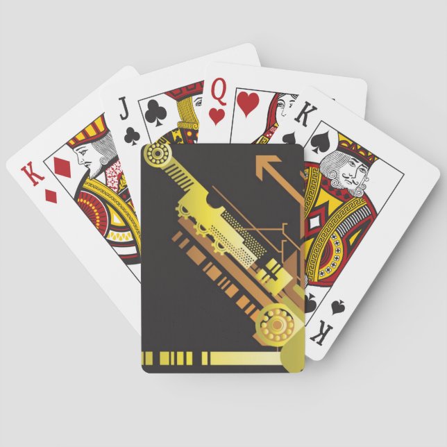 Jeu De Cartes Arrière - plan de demi-teinte technique 5 (dos)