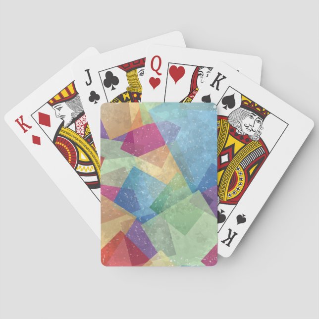 Jeu De Cartes arrière - plan de grunge Abstrait (dos)