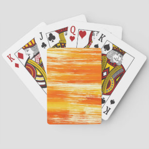 Jeu De Cartes Arrière - plan jaune abstrait d'aquarelle