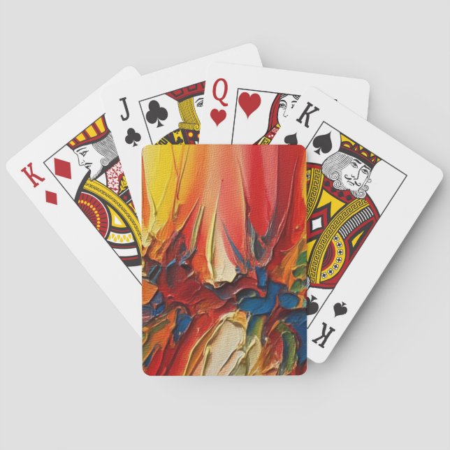 Jeu De Cartes Art Abstrait (dos)