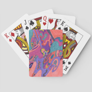 Jeu De Cartes Art Abstrait "Lune Crashers"