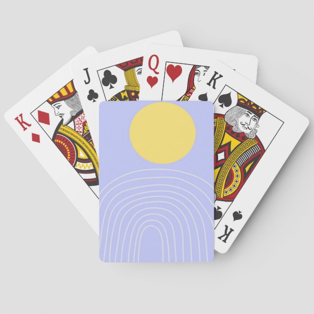 Jeu De Cartes art abstrait moderne (dos)