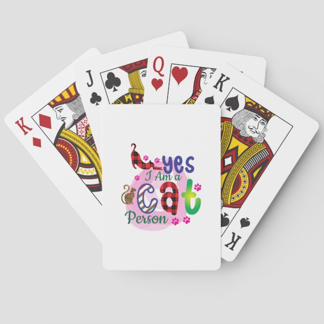 Jeu De Cartes Art Chat Je Suis Un Chat (dos)