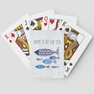 Jeu De Cartes Art côtier   La maison est au bord de la mer