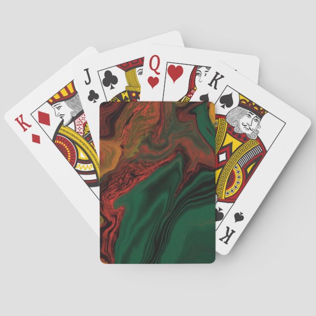 Jeu De Cartes art de couleur vibratoire (dos)