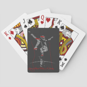 Jeu De Cartes Art de la typographie musicale Conception modern