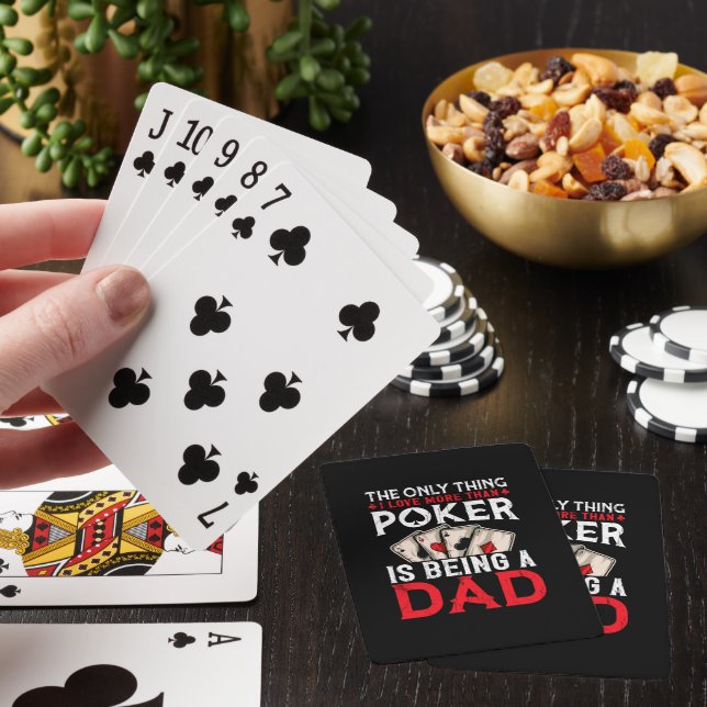 Jeu De Cartes Art de mot Papa Poker Cool  (In Situ)