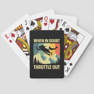 Jeu De Cartes Art de motoneige cool pour hommes femmes enfants m