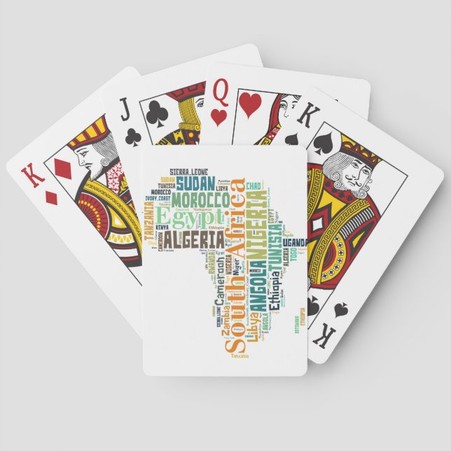 Jeu De Cartes Art de mots Afrique (dos)
