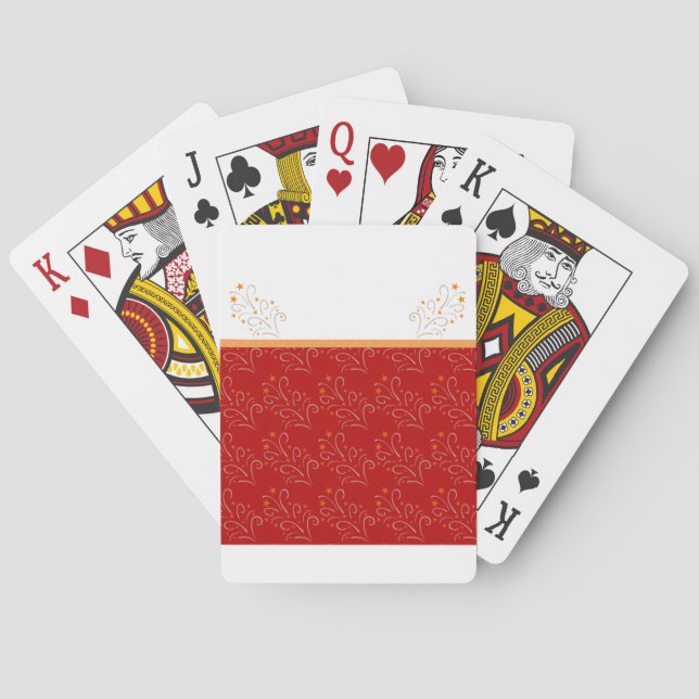 Jeu De Cartes Art de Noël (dos)
