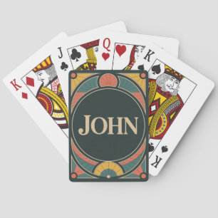 Jeu de cartes Art Déco