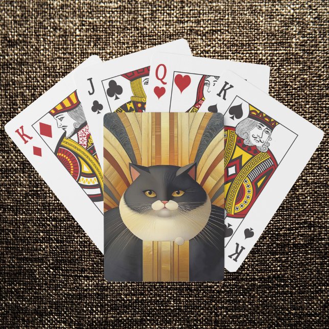 Jeu De Cartes Art déco Kitty (Créateur téléchargé)