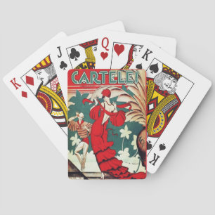 Jeu De Cartes Art Déco Vintage - Carteles - Danseuse Caribéenne