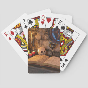 Jeu De Cartes Art d'étude à la bougie de l'académie sombre gothi