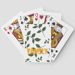 Jeu De Cartes Art feuille   Zazzle_Growshop.