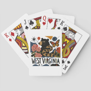 Jeu De Cartes Art folklorique sauvage et merveilleux de Virginie