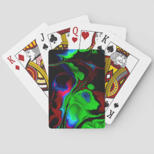 Jeu De Cartes Art Fractal Wild-and-Crazy Design Jouer des cartes