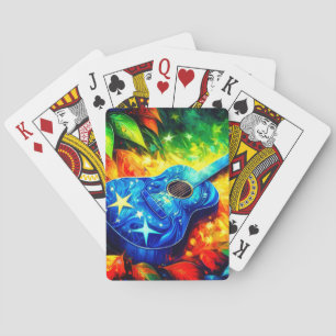 Jeu De Cartes Art guitare