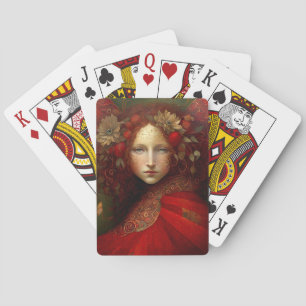 Jeu De Cartes Art Imaginaire Fairy Rouge