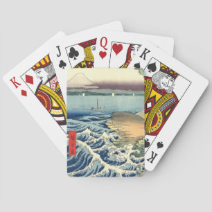 Jeu De Cartes Art japonais vintage Ukiyo-e Boushū hota no kaigan