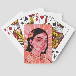 Jeu De Cartes Art minimaliste boho féminin moderne