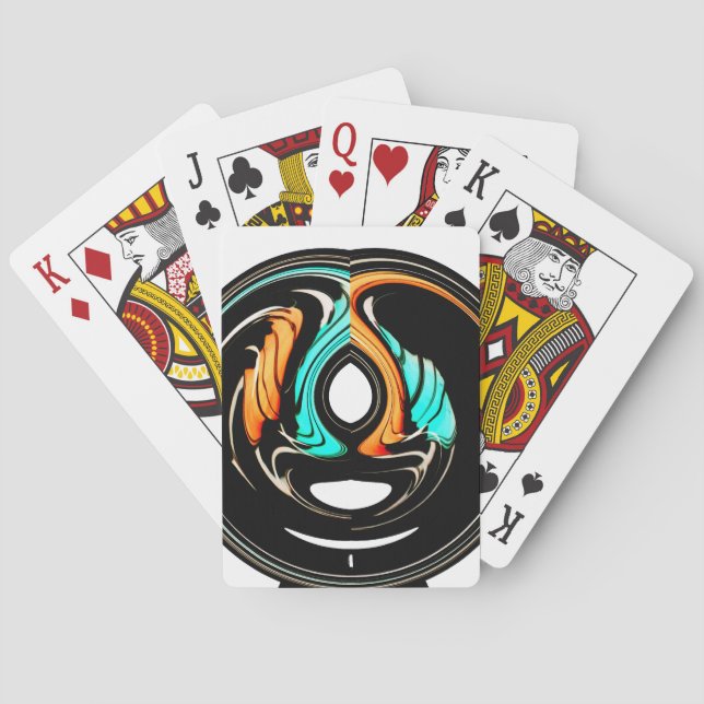 Jeu De Cartes Art Motif traditionnel africain Imprimer (dos)