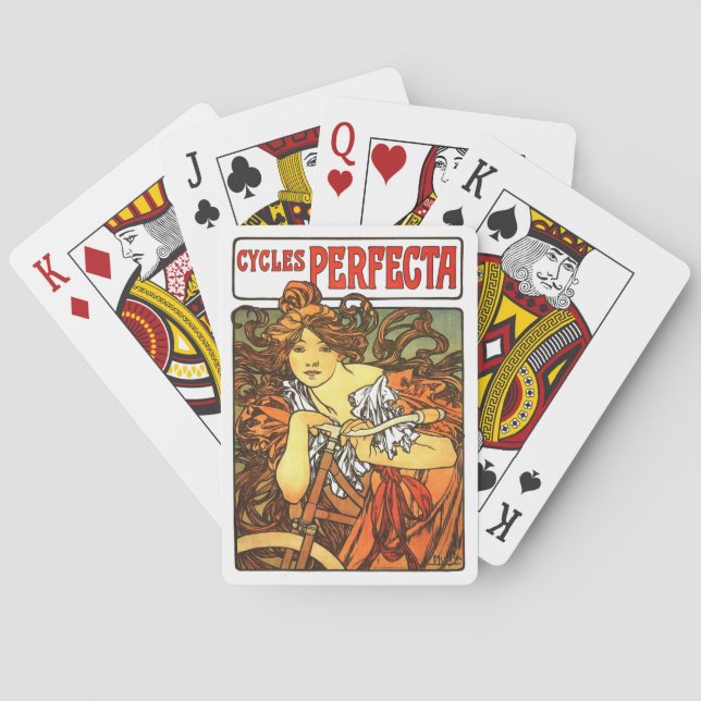 Jeu De Cartes Art Nouveau Mucha Art (dos)