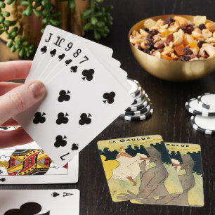 Jeu De Cartes Art Nouveau vintage, La Goulue par Toulouse Lautre