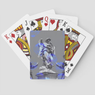 Jeu De Cartes Art numérique de sculptures touches de pinceau ble