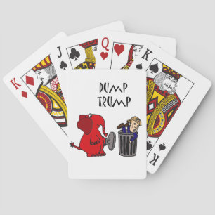 Jeu De Cartes Art politique de bande dessinée d'atout drôle de