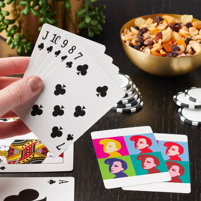 Jeu De Cartes Art Pop Femmes Rétro (Créateur téléchargé)
