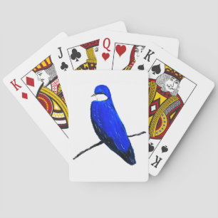 Jeu De Cartes Artisan Arbre Bleu Arbre Aiguille