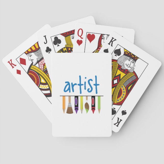 Jeu De Cartes Artiste (dos)