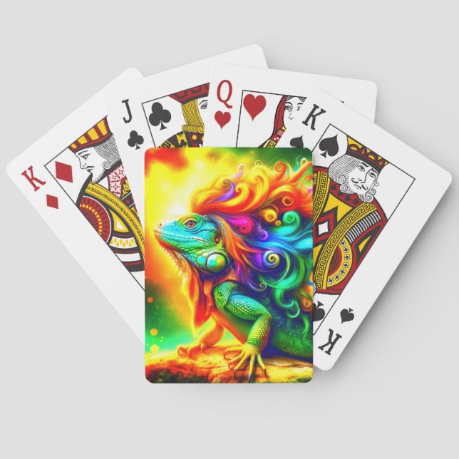 Jeu De Cartes Artsy Iguana (dos)