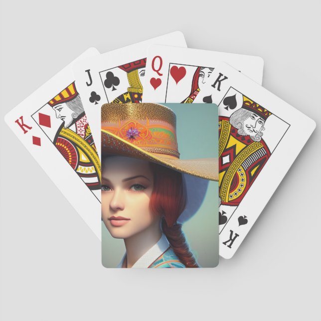 Jeu De Cartes Artsy Lady (dos)