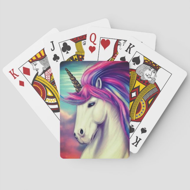 Jeu De Cartes Artsy Unicorn (dos)