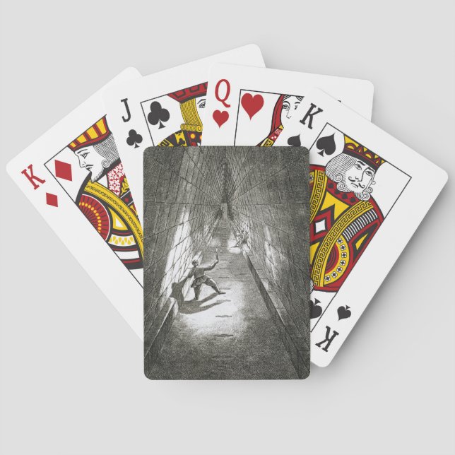 Jeu De Cartes Ascension intérieure d'une pyramide, vers 1780 (gr (dos)