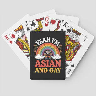 Jeu De Cartes Asien et Gay Queer Asiatique Chinois Coréen Japona