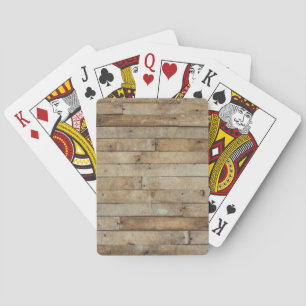 Jeu De Cartes Aspect bois