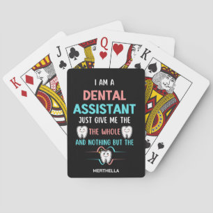 Jeu De Cartes ASSISTANT DENTAIRE Personnalisé Drôle Drôle La den