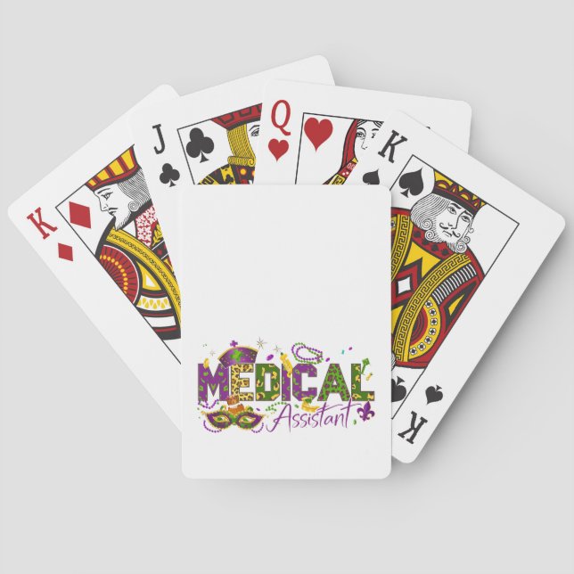 Jeu De Cartes Assistant Médical - Mardi Gras (dos)