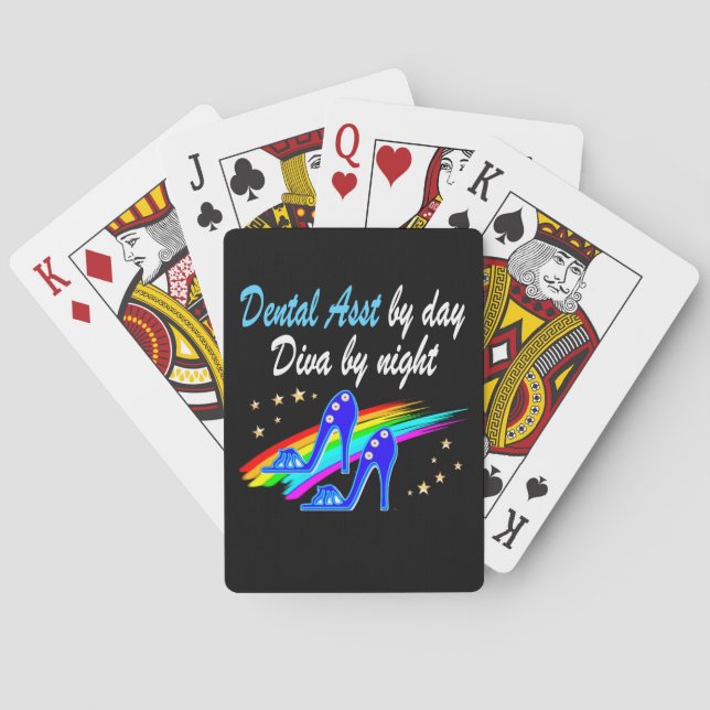 JEU DE CARTES ASST DENTAIRE PAR JOUR, DIVA PAR NUIT (dos)